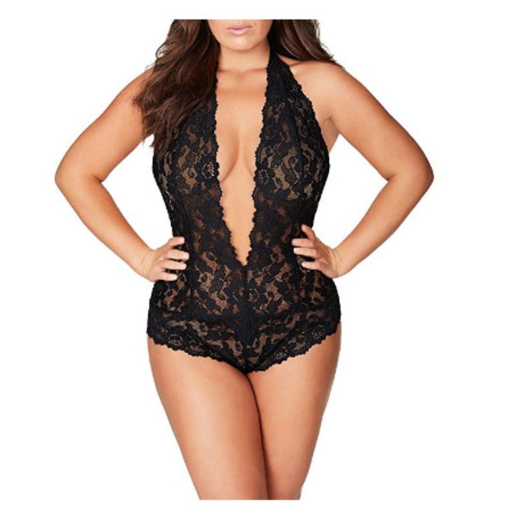 Sheer Lace One Piece Sexy Lingerie Bodysuit